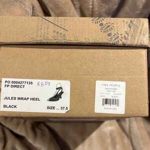 Free People Jules Wrap Heel - Elegant Black
